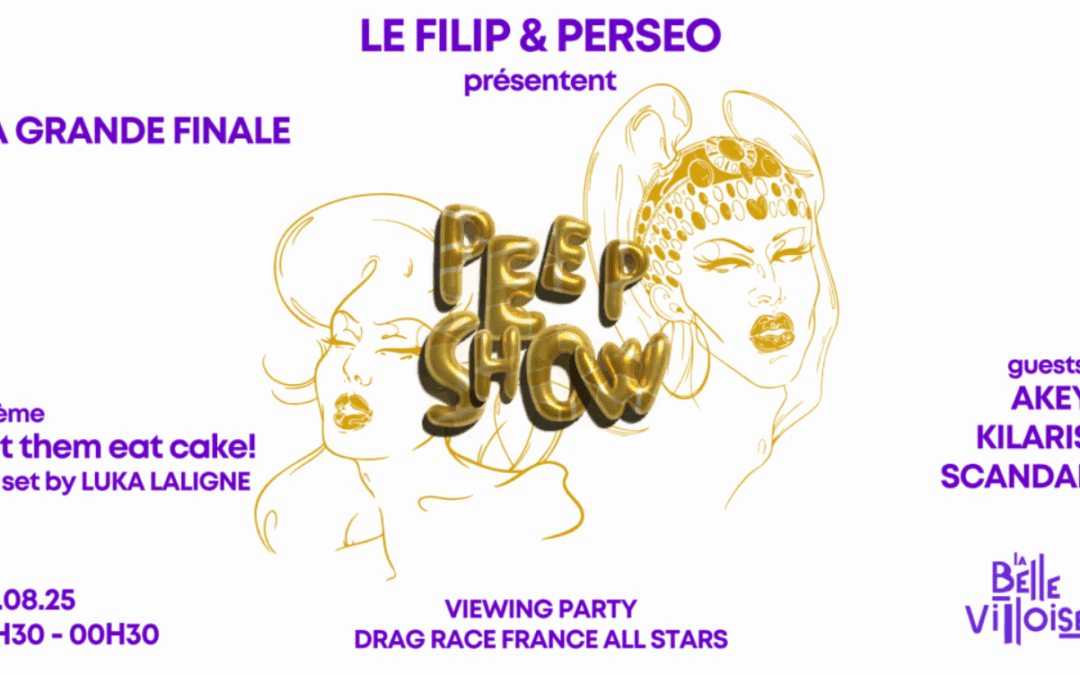 Peep Show | Viewing Party Finale De Drag Race France As