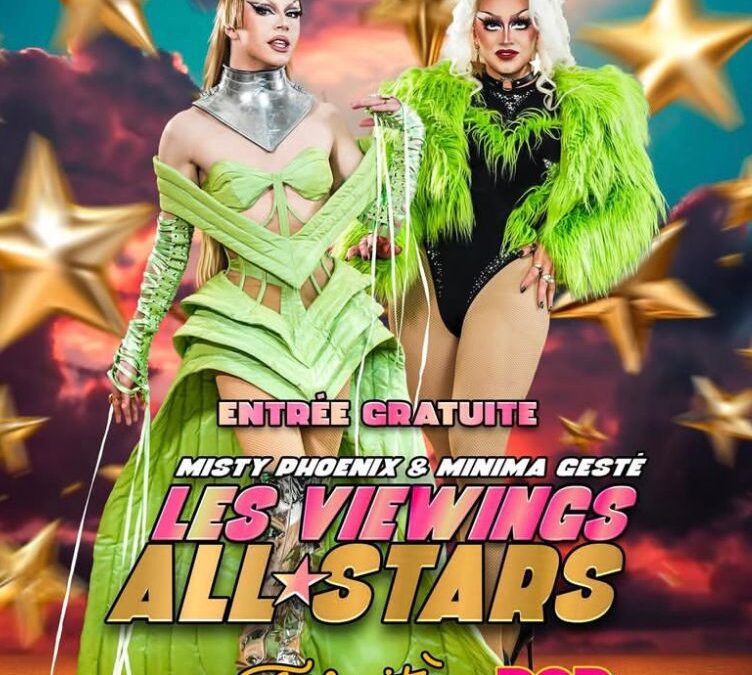 Les viewings parties de Drag Race France All Stars