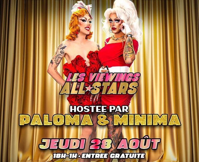 Les viewings parties de Drag Race France All Stars – Copy