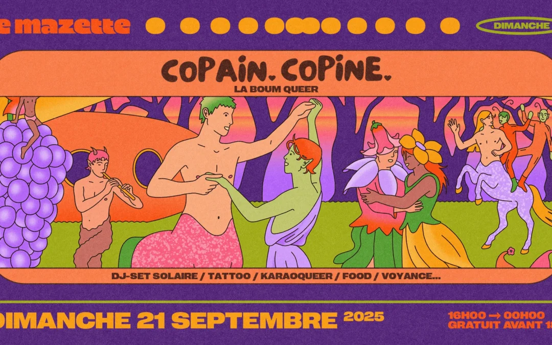 Copain-Copine – La boum queer et allié.e.s 🌈✨