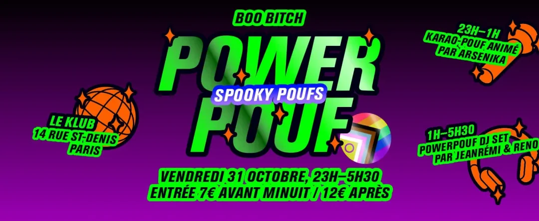 Powerpouf Spooky Poufs/Soirée D’halloween