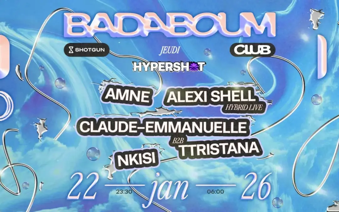 Club Hypershot — Alexi Shell (hybrid live), Claude-Emmanuelle b2b TTristana, Nkisi, Evissimax