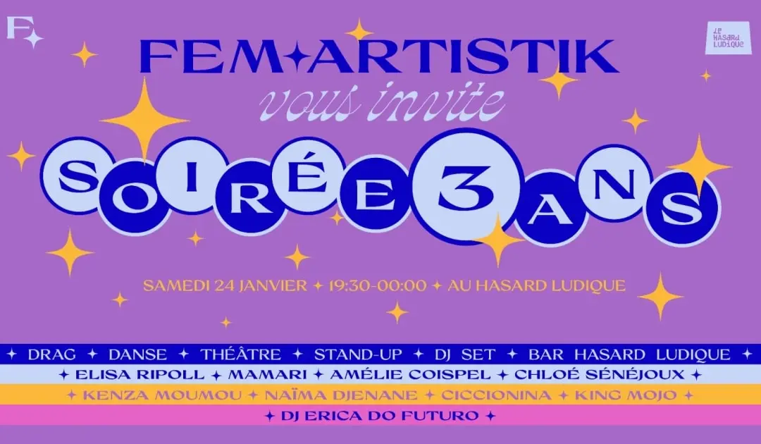 Fem’artistik Queer Fête Ses 3 Ans !