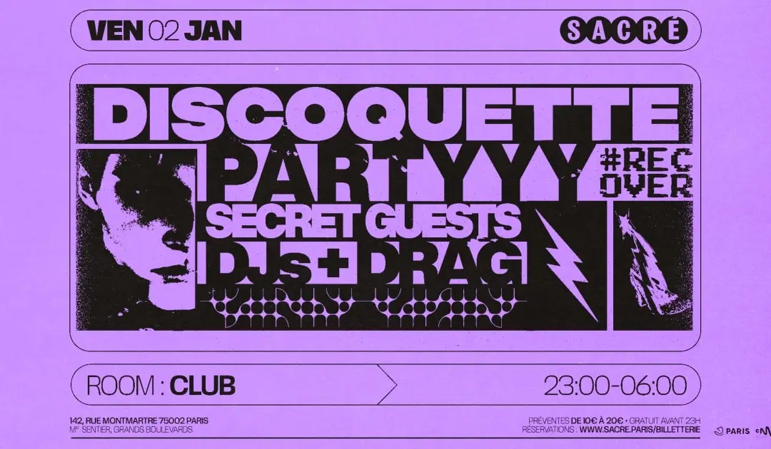 Sacré Présente : Discoquette #Recover