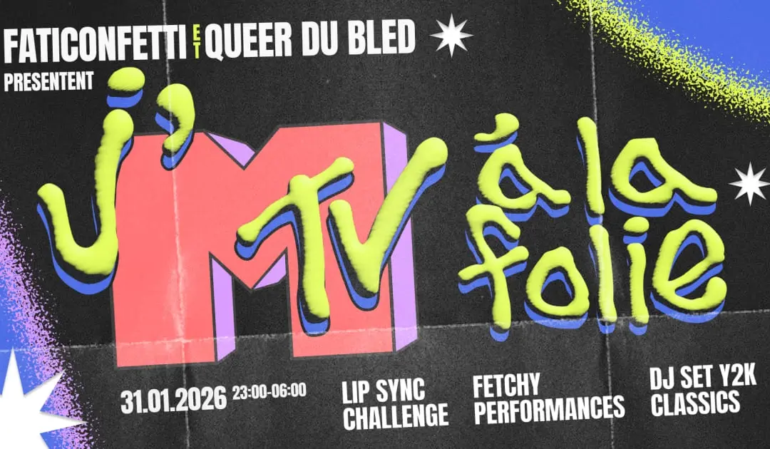J’mtv À La Folie Par Faticonfetti X Queer Du Bledhttps://shotgun.live/fr/events/j-mtv-a-la-folie