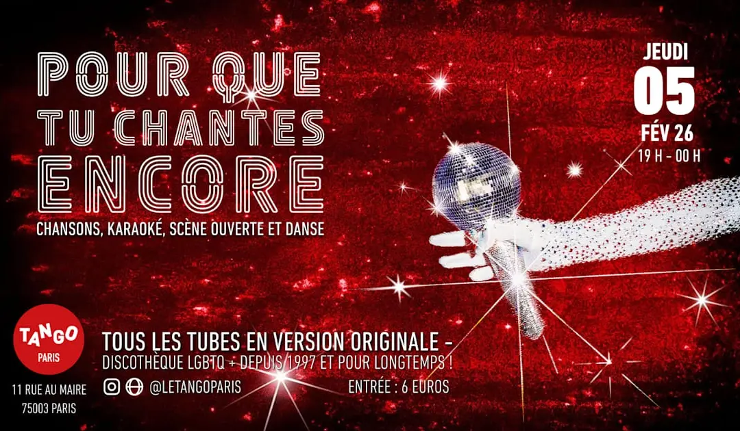 Pour Que Tu Chantes Encore